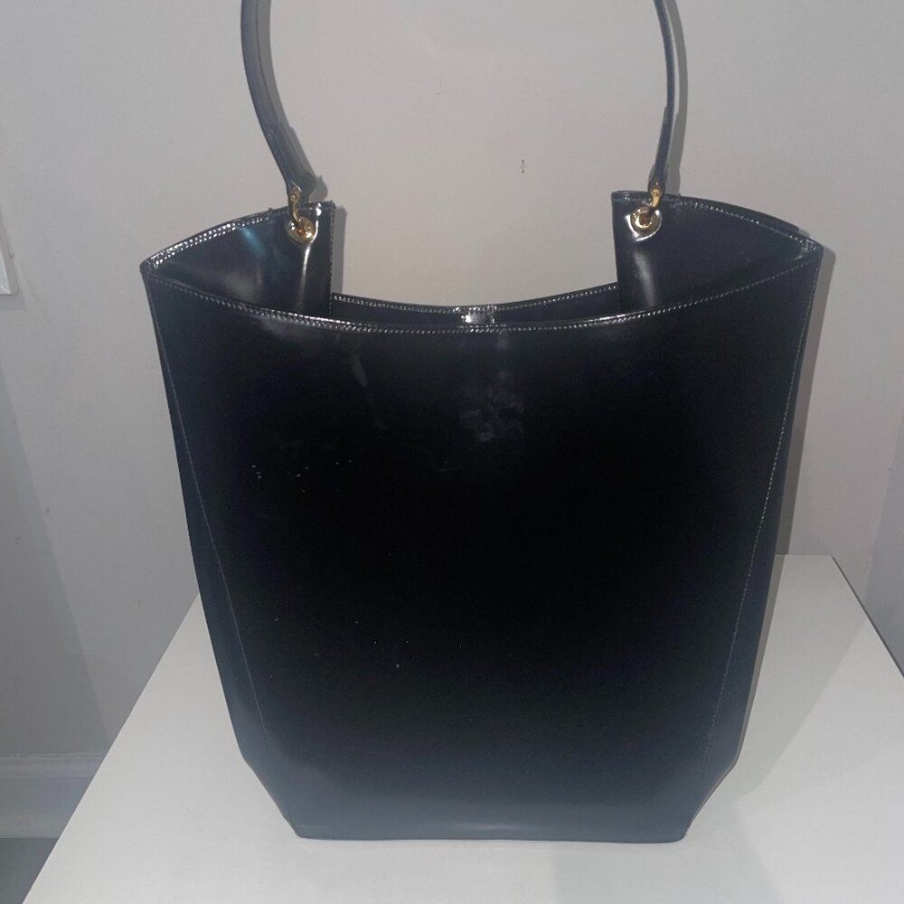Suarez Leather Black Bag